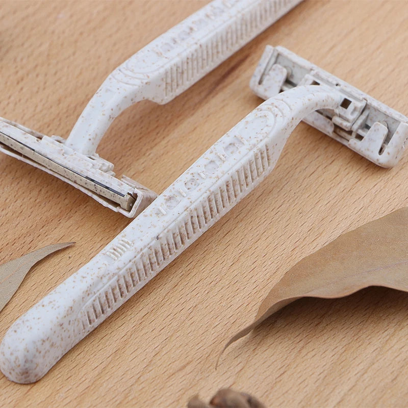 Wheat Straw Eco Friendly Disposable Manual Razor