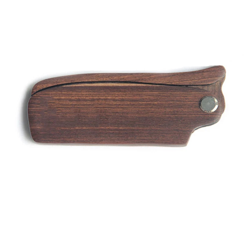 Foldable Sandalwood Beard Grooming Comb
