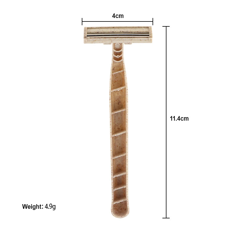 Wheat Straw Eco Friendly Disposable Manual Razor