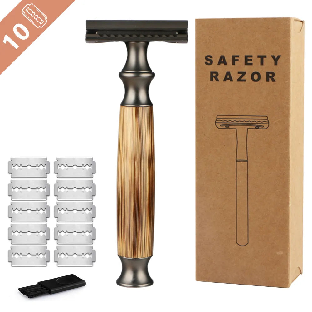 Eco-Friendly Premier Bamboo Double Edge Safety Razor