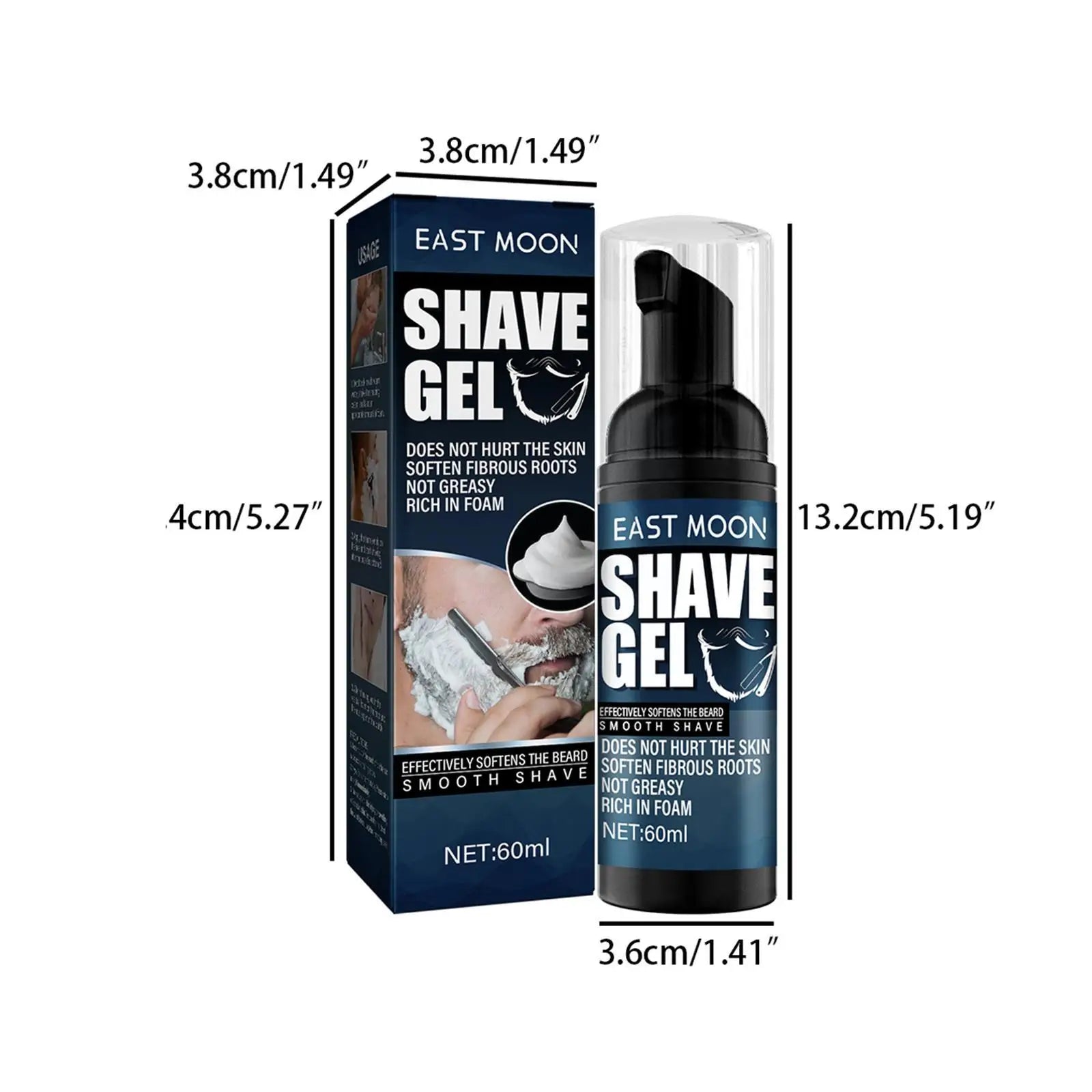 Multi-Purpose Shaving and Cleansing Solution Gel
