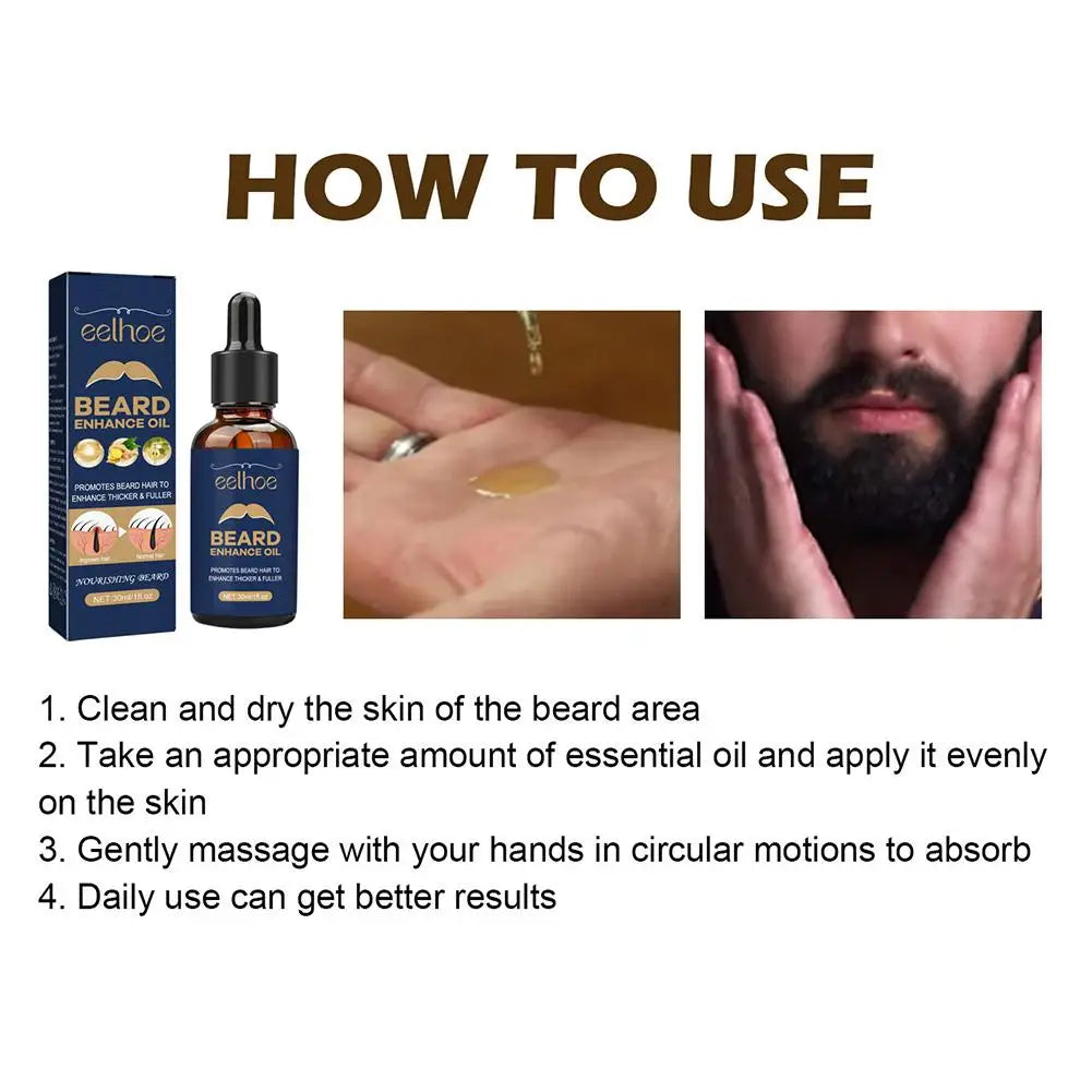 Enhanced Natural Beard Growth and Repair Oil
