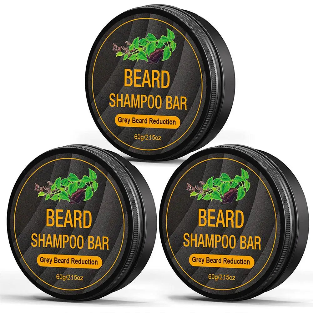 Pflegendes Shampoo zur Abdeckung des grauen Bartes