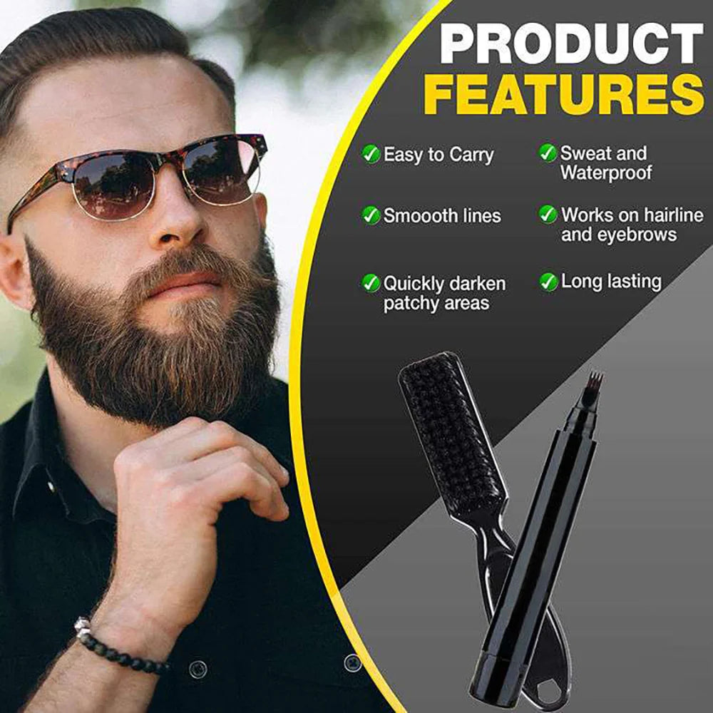 Waterproof Beard Enhancer Filler Pen