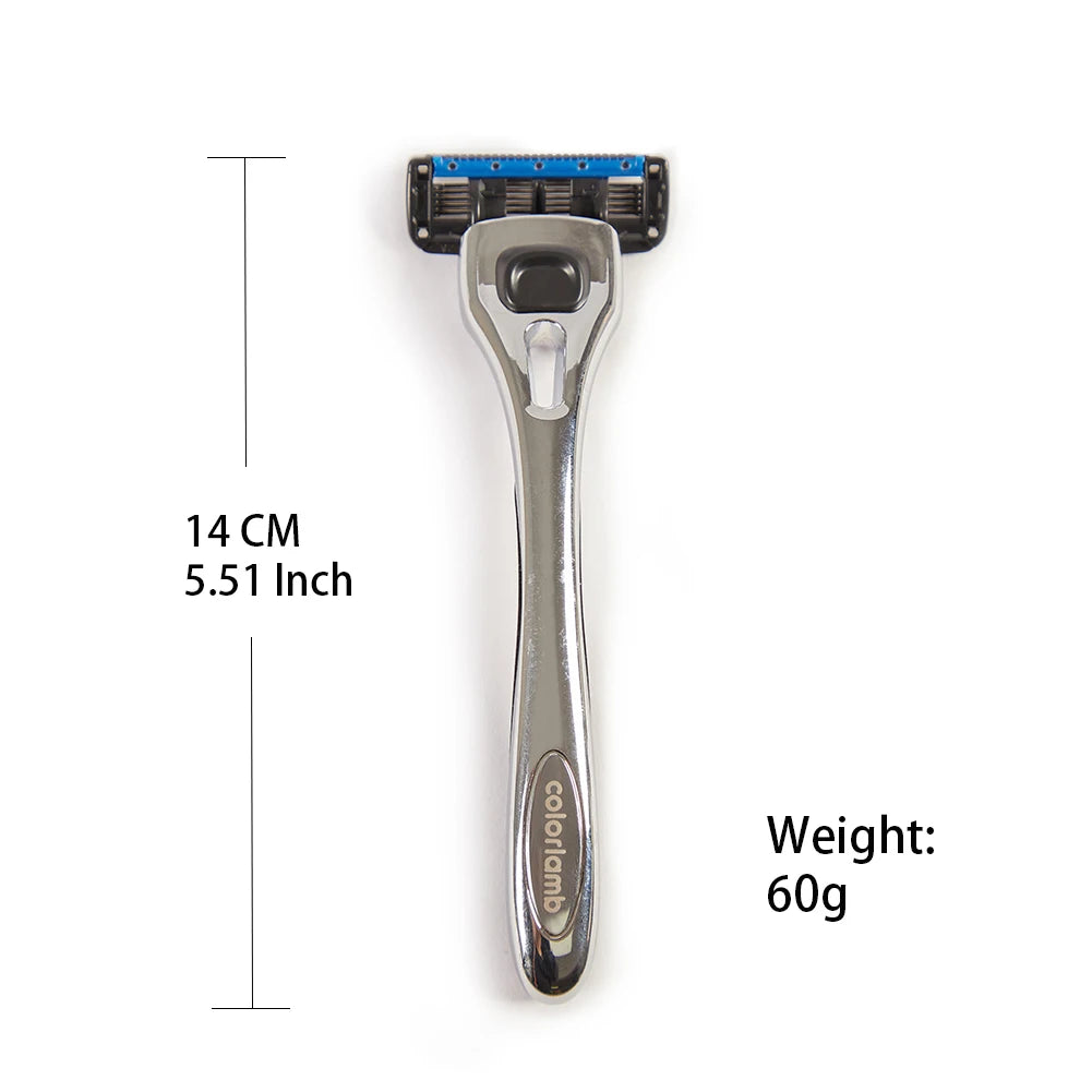 Metal Manual Razor with Hollowed Out Handle
