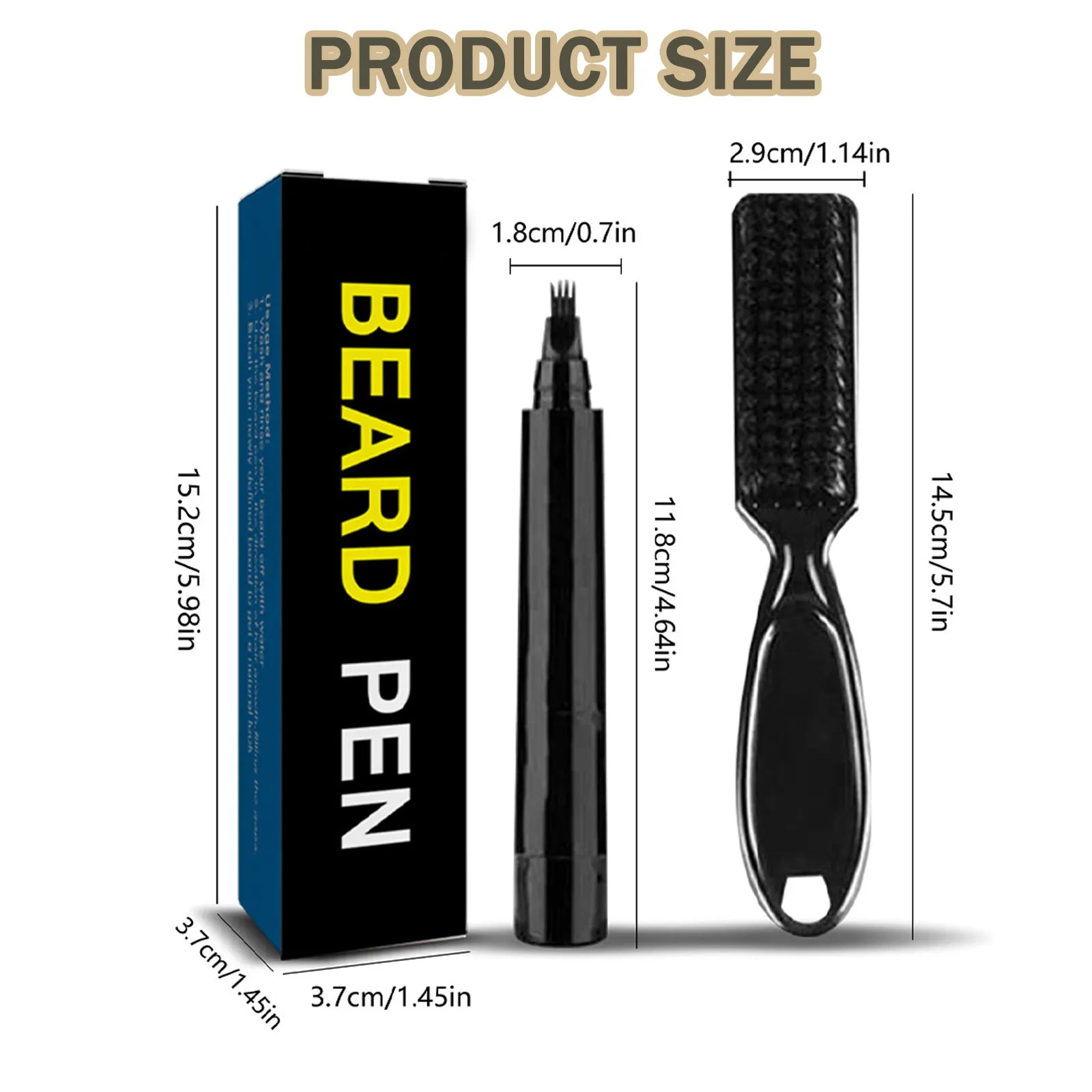 Waterproof Beard Enhancer Filler Pen