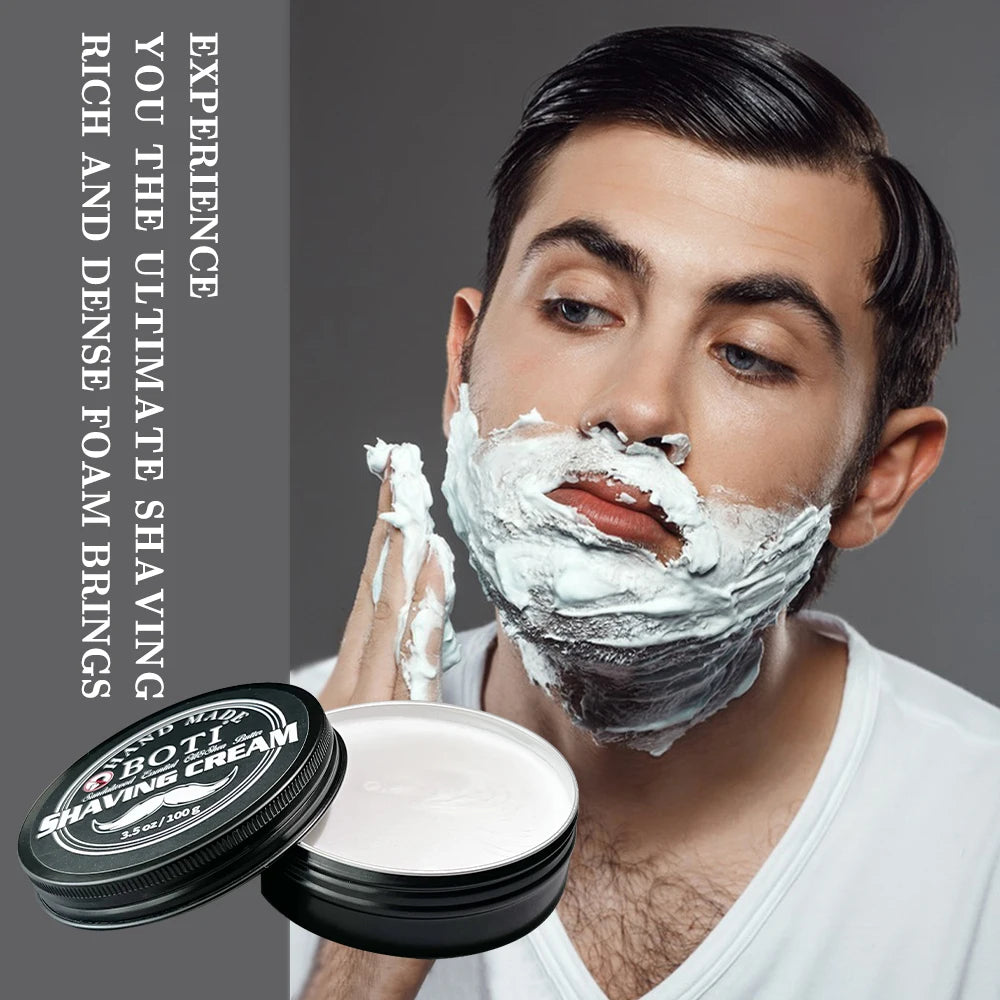 Boti Sandalwood Shaving Lathering Cream - 2 pieces