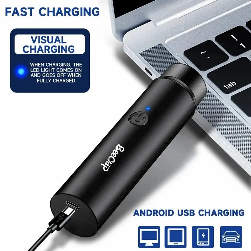 Tragbarer Mini-Elektrorasierer mit USB-Aufladung