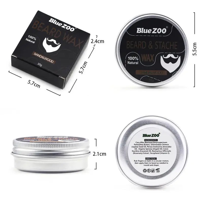 Organic Beard Conditioning Styling Wax