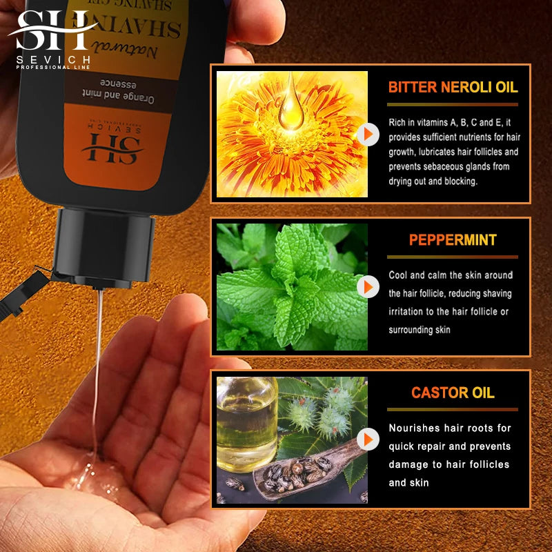 Natural Soothing Facial Care Shaving Gel