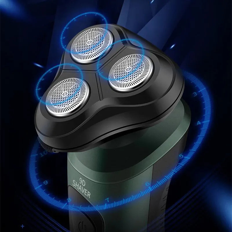 Rechargeable Intelligent Electric Wet Dry Beard Shaving Trimmer
