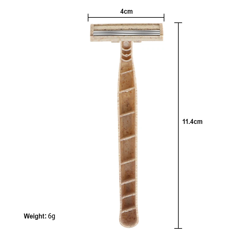 Pack Of 8 Eco Friendly Biodegradable Disposable Razor