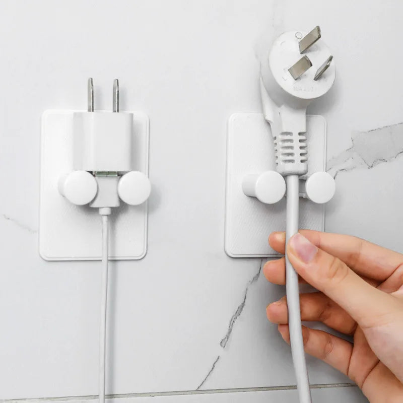 Sleek Adhesive Shower Razor Holder