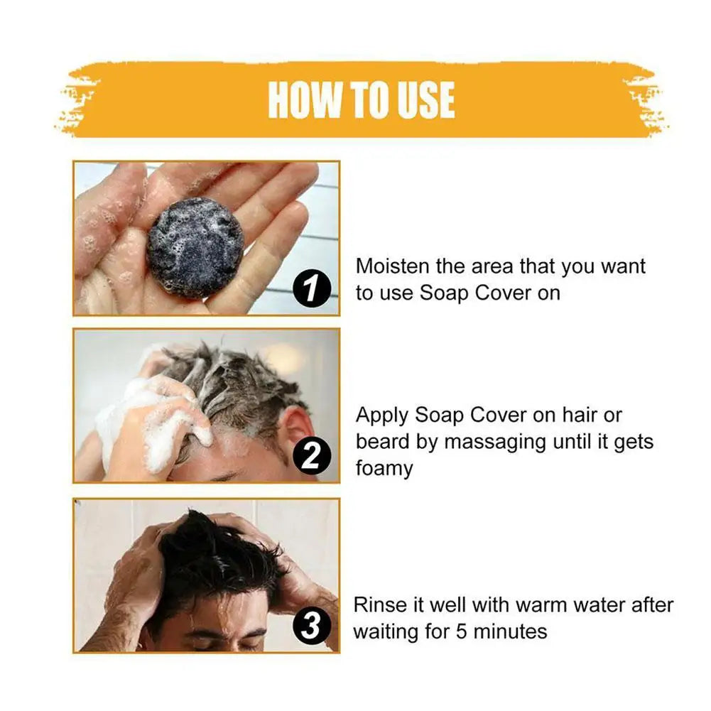 Nourishing Grey Beard Coverage Shampoo Bar