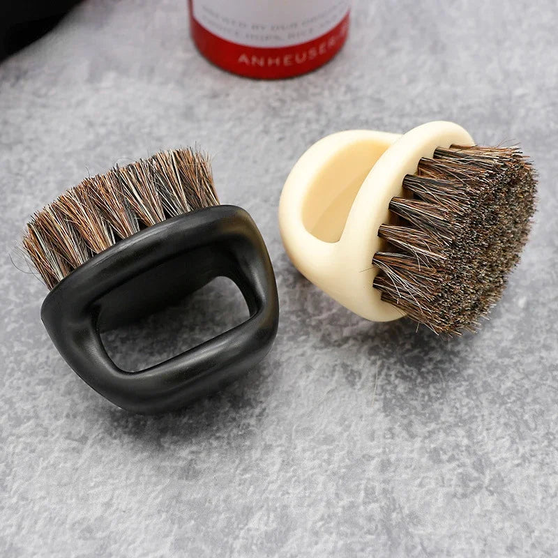 Ring Design Horse Bristle Men Shaving Brush