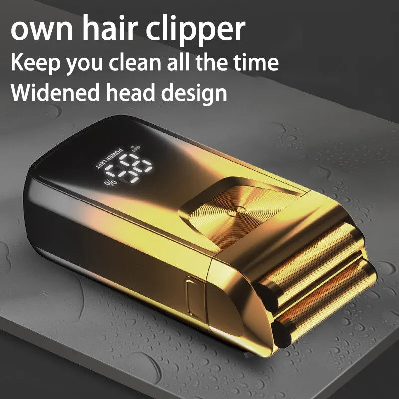 Twin-Blade Mesh Wet and Dry Rechargeable Razor