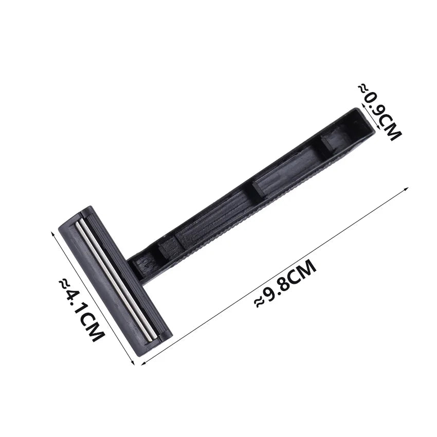 30x Disposable Shaver - Two Blade Plastic Handle Stainless Steel Razor