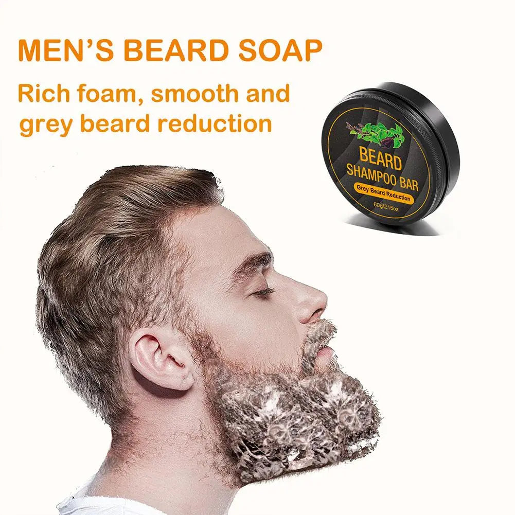Pflegendes Shampoo zur Abdeckung des grauen Bartes