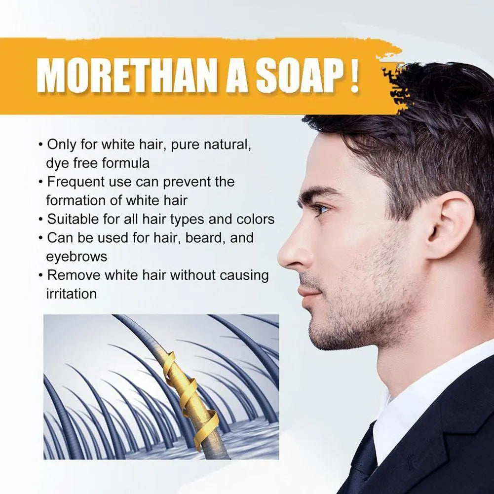Nourishing Grey Beard Coverage Shampoo Bar