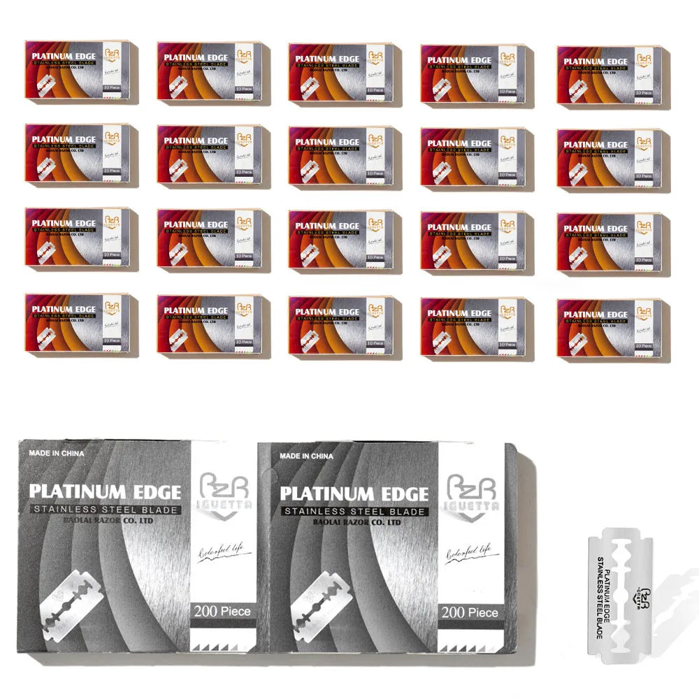 Stainless Steel Replacement Safety Razor Blades