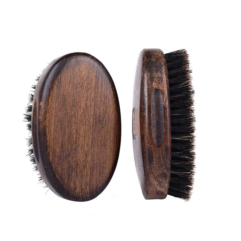 Premium Vintage Wood Men Beard Styling Brush