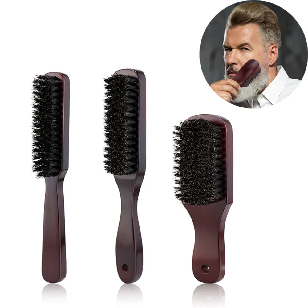 Wood Handle Boar Bristle Cleaning & Styling Brush