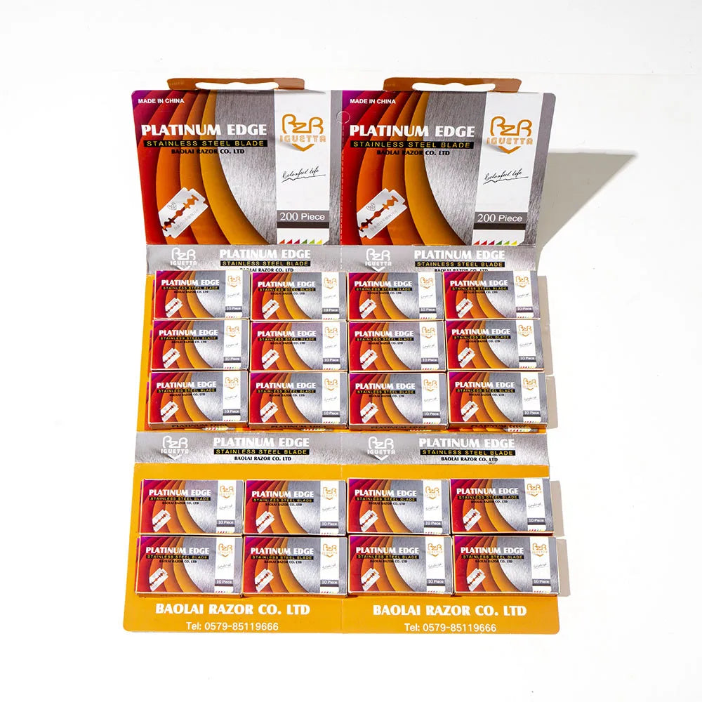 Stainless Steel Replacement Safety Razor Blades