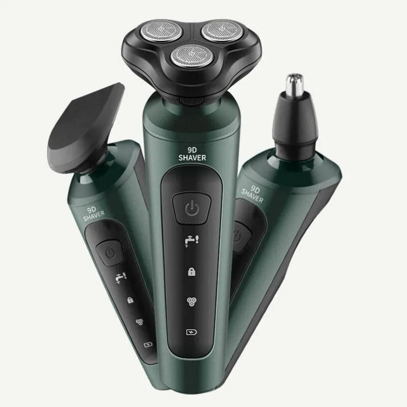 Rechargeable Intelligent Electric Wet Dry Beard Shaving Trimmer